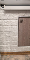 "Кирпич белый" 10 шт. стеновые панели самоклеющиеся 3д ПВХ моющиеся влагостойкие 700*770*4 мм фартук для кухни спальни прихожей на стену #71, Елена Д.