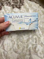 Контактные линзы для глаз двухнедельные Acuvue Oasys with HYDRACLEAR PLUS / Акувью Оазис / 24 шт / 8.4 / -2.25 #21, Ильмира Н.