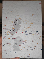 Картина по номерам маленького размера (холст на картоне) - Девушка в море на закате #126, Карина К.