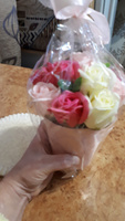 Букет из мыла, мыльных роз, подарок маме, цветы на 8 марта #78, Елена К.