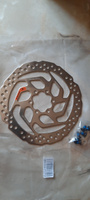 Тормозной диск для велосипеда (ротор), 160 мм, Shimano SM-RT26-S, с болтами и гроверами #4, Александр М.