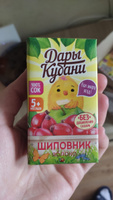 Детский яблочно-шиповниковый сок Дары Кубани, без сахара, 125 мл х 18 шт. #42, Григорий Ш.