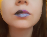 Помады для губ с бриллиантовым блеском набор черная, синяя, фиолетовая #19, Ольга П.
