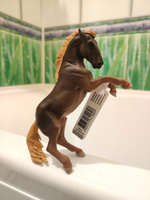 Фигурка Mojo Жеребец Брамби на дыбах коричневый 10,5 см / лошадь конь стоит, Моджо Animal Planet #5, Валерия В.