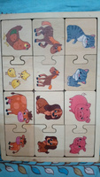 Развивающая деревянная игра пазл для малышей "Мама и малыш" (Развивающие пазлы для маленьких) Десятое королевство #44, Марина А.