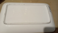 Блюдо для подачи и сервировки стола из фарфора Доляна White Label, блюдо прямоугольное размер 24,5x15,5x3 см, цвет белый #64, Ольга Ш.