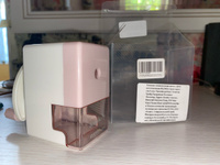 Точилка для карандашей механическая "Simplicity 7710" с автоподачей карандаша при заточке с контейнером для стружки розовая #32, Лианна С.