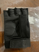 Тактические перчатки спортивные без пальцев черные XL для занятий на тренажерах для тяжелой и легкой атлетики, для турника и брусьев, качалки, воркаута, для фитнеса, для велоспорта и активного отдыха #28, Rashid R.