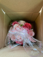 Букет из мыла, мыльных роз, подарок маме, цветы на 8 марта #27, Наталья В.