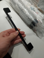 Ручка мебельная Avior (комплект 10шт), цвет - Мат. Черный, размер 192 мм. #38, Оксана Б.