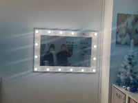 Гримерное зеркало BeautyUp 80/120 с лампочками #8, Алена С.