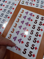 Набор виниловых наклеек стикеров для школы и садика "Оценки", набор из 203 штук #3, Алена И.