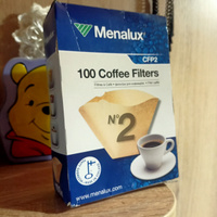 Menalux Фильтр для кофе неотбеленные №2, 100 шт #8, Кружилин Олег