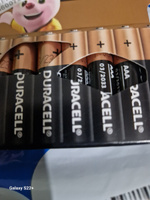 Батарейки щелочные (алкалиновые) Duracell Basic ААA LR03-MN2400, 1,5В, 12шт (мизинчиковые) #34, Елена С.