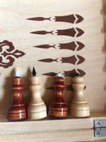 Шахматы деревянные 3 в 1 (Шашки, нарды) Лакированные. Настольная игра для взрослых и детей / Подарок мужчине #18, Екатерина Т.