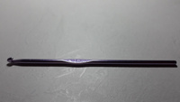 CHV-15 Крючок вязальный 15 см * 4.0 мм (металлический с розовым покрытием) #21, Юлия Б.