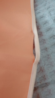 Клеенка детская в кроватку 70*100 см (+/- 2 см) с окантовкой Чудо-чадо, КОЛ14-003, оранжевая / для новорожденных на кровать подкладная многоразовая #45, Ксения Л.