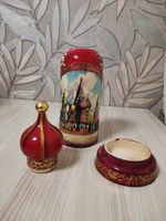 Футляр для бутылки посадский Москва башня 0,5л, красный / Развивающие детские игрушки #5, Светлана
