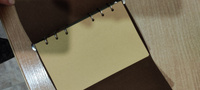Блокнот Листья Большой темно-коричневый 12х18,5 см Эврика / ежедневник в кожаной обложке #69, Оксана П.