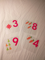 Развивающая настольная игра "Умное лото. Учимся считать", математическая игра с набором карточек #6, Мария К.