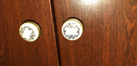 Мебельные ручки "Savona" кнопка старая бронза и кремовый (10 ШТУК) #11, Елена П.