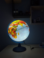 Глобус Земли Globen физический-политический, с LED-подсветкой, диаметр 40см. #69, Николай Г.
