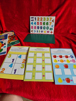 Развивающая настольная игра Магнитные истории "Арифметика с заданиями", учимся считать, математика для малышей, двустороннее поле + 32 детали цифр и знаков #3, Светлана Д.