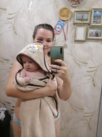 Полотенце с капюшоном и варежка для купания #7, Ольга Ш.
