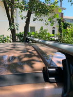 Багажник на крышу автомобиля Лада Х-рей / Lada X-ray с 2016 Комплект креплений на гладкую крышу с аэродинамическими поперечинами / Автобагажник с дугами #5, Александр Г.