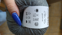 Пряжа Gazzal Baby Wool XL 818 Серый 6 мотков (Газзал Беби Вул XL) #13, Карина П.