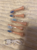 Электрическая ультразвуковая зубная щетка для детей Bet-Electric детская, Розовая #9, Виктория И.