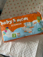 Подгузники детские Baby Mom Econom, Экономичные, 4-9 кг, 3 размер, 44 штуки, дневные (ночные), одноразовые дышащие на липучках для детей, девочек и мальчиков #41, Konstantin