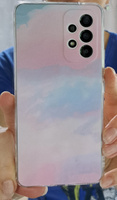 Силиконовый чехол на Samsung Galaxy A53 5G / Самсунг А53 5G "Розовые облака" #70, Евгения З.