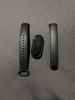 Силиконовый спортивный ремешок на руку для Xiaomi Mi Band 8 и Mi Band 9 Premium / Резиновый сменный ремень на Сяоми Ми Бэнд 8 и Ми Бэнд 9 Премиум / Черный #29, Александр Т.