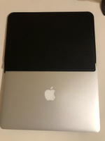 Чехол из экокожи конверт для Apple MacBook Pro Air M1 M2 M3, чёрный #91, Алекскндр О.