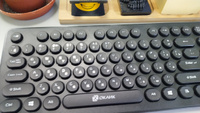 Клавиатура для компьютера Оклик 400MR тонкая, проводная, мембранная, черная #67, Ольга Б.