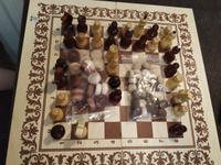 Шахматы деревянные 3 в 1 (Шашки, нарды) Лакированные. Настольная игра для взрослых и детей / Подарок мужчине #34, Анастасия Г.