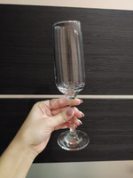 Набор фужеров для шампанского Pasabahce "Isabella", 200 мл, стекло, 6 шт #48, Юлия Л.