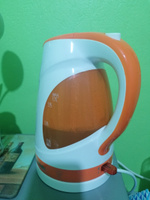 Чайник электрический BBK EK1700P белый/оранжевый, объем 1.7 л, мощность 1850-2200 Вт #7, Екатерина З.