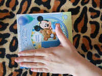 Книга пожеланий Disney Микки Маус "Книга пожеланий на 1 годик" 24 листа, для малышей, голубая #6, Марина