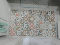 Набор ковриков для ванной и туалета Icarpet PRINT 60х100 + 60х50 Дамаск Узоры 106, вырезной коврик в ванную #11, Виктор А.