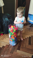 Детский конструктор для малышей от 3 лет Play Okay, 500 деталей, пластиковый, развивающая игрушка для мальчиков и девочек, блочный #76, Ирина Б.