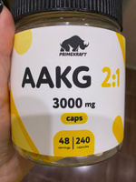 Аминокислоты аргинин PRIMEKRAFT AAKG 2:1 3000 mg / 240 капсул / 48 порций #75, Полина С.