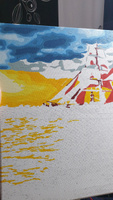 Картина по номерам на холсте 40х50 40 x 50 на подрамнике "Алые паруса" DVEKARTINKI #60, Катерина У.