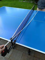 Сетка для настольного тенниса ONLYTOP, с крепежом, размер 180 х 14 см, цвет синий #5, Егор Ш.