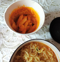 Рисовые палочки Топокки / Токпоки с Сырным соусом, Корея. Японские сладости #13, Алина Ч.