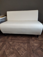Прямой диван MONOFIX БУНО, экокожа, кремовый, 110х67х73 см (ШхГхВ) #184, Максим С.