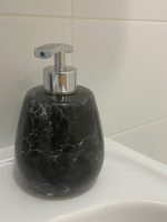 Набор для ванной комнаты аксессуары принадлежности комплект BATH PLUS PIETRA керамика черный #27, Анастасия М.