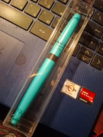 Ручка перьевая Малевичъ с конвертером, перо EF 0,4 мм, цвет корпуса: бирюзовый #46, Антонина Р.