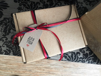 Крафтовая подарочная коробка "ДЛЯ ТЕБЯ"/ коробка для подарка с бумажным наполнителем тишью, атласными лентами, крафт биркой/ праздничная упаковка #38, Анастасия Ш.